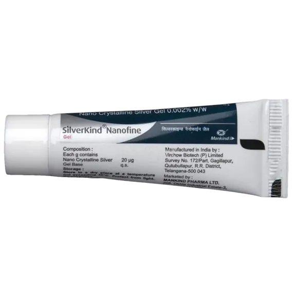 silverkind nanofine gel 10 gm